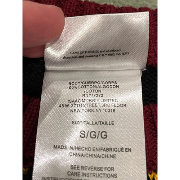 Game of Thrones NWT the Iron Anniversary Crewneck Sweater - Small - Picture 5 of 5